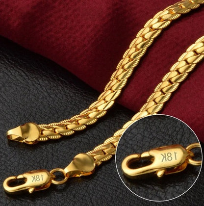 18K Gold-Plated Titanium Chain